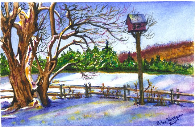 Giclee watercolor Prints 8x10 unframed