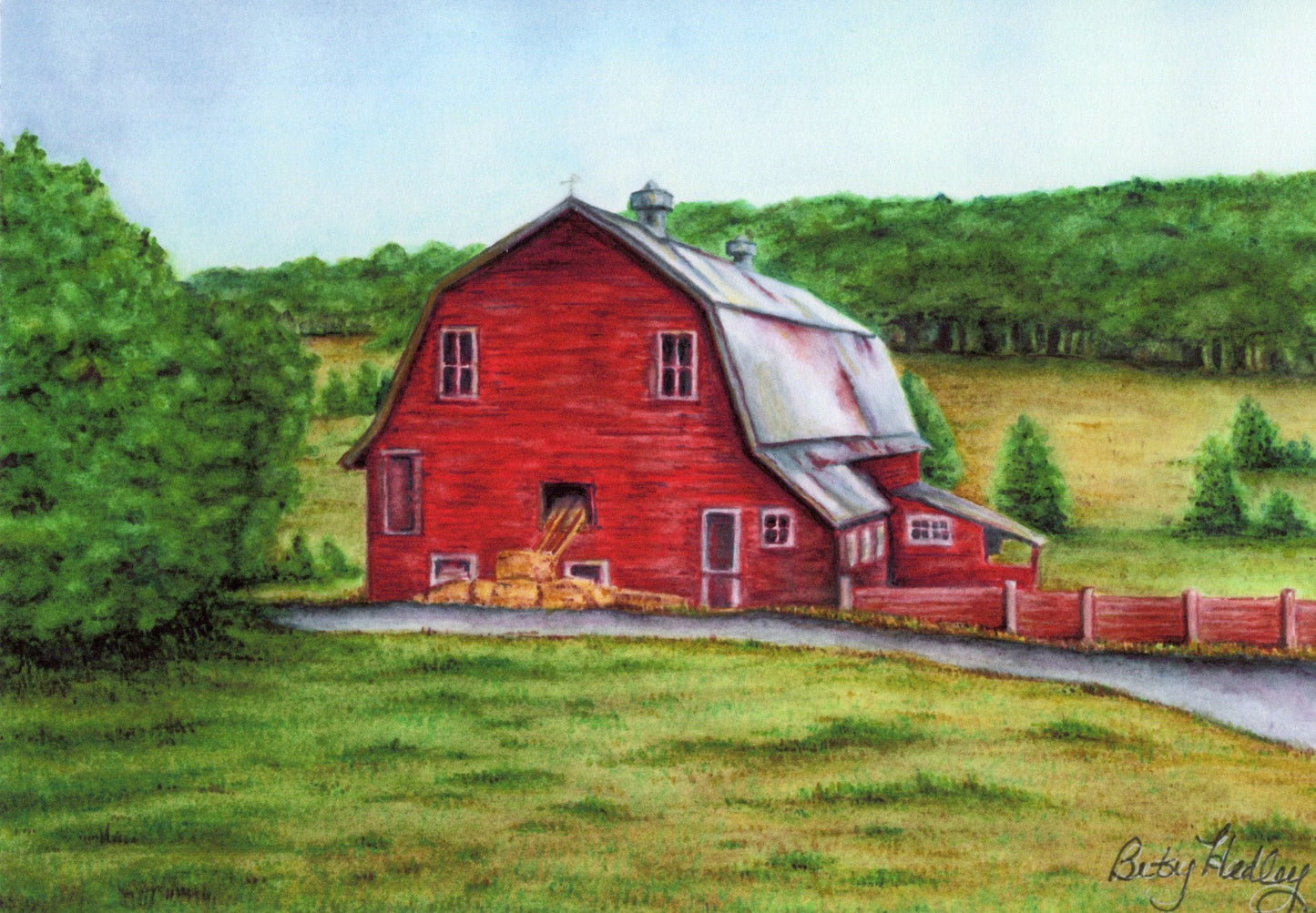 Giclee watercolor Prints 8x10 unframed